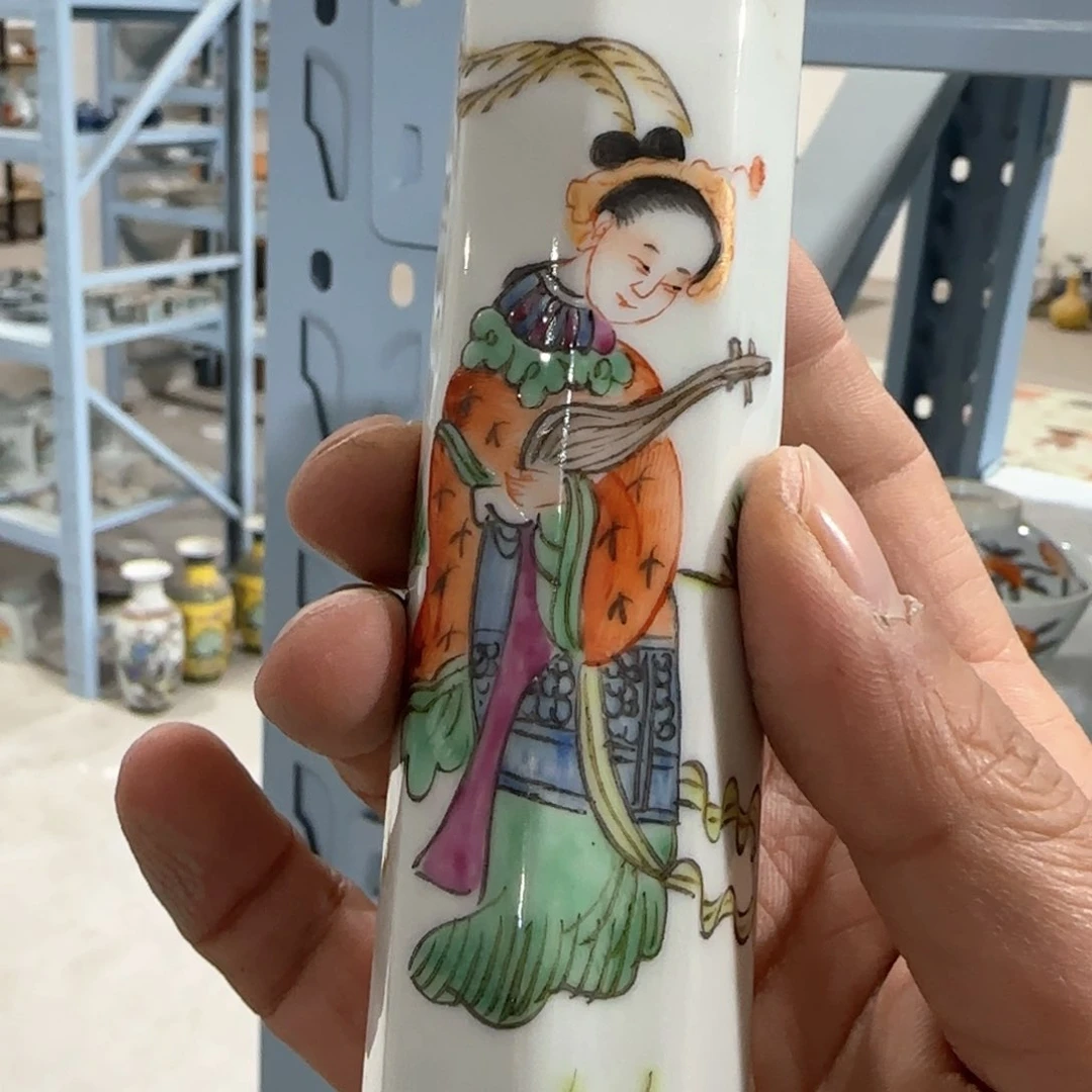 瓷片摆件手绘瓷器全部处理了吧