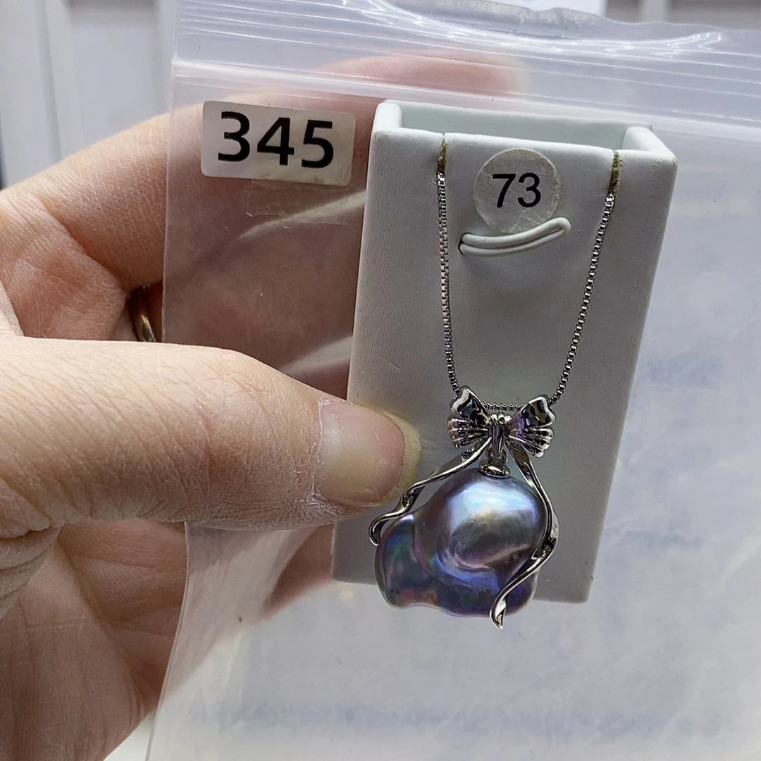 颈饰合金淡水珍珠