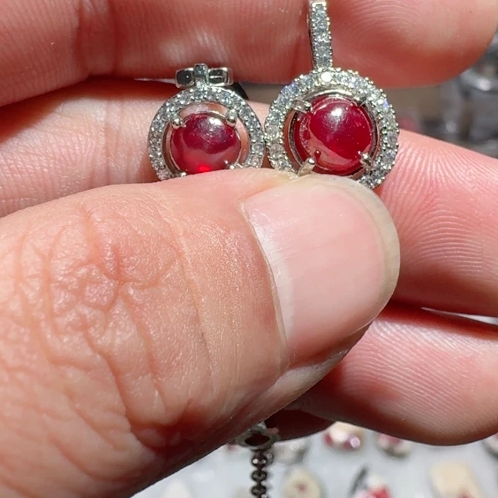 天然辰砂小*莹朱砂原，