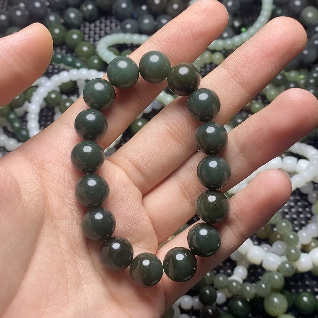 和田玉未镶嵌手串26