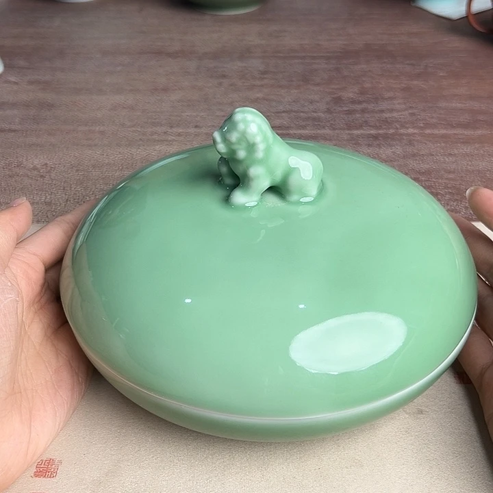 龙泉云间青瓷小米茶器