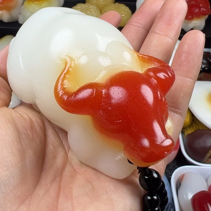 新疆戈壁五彩石金丝