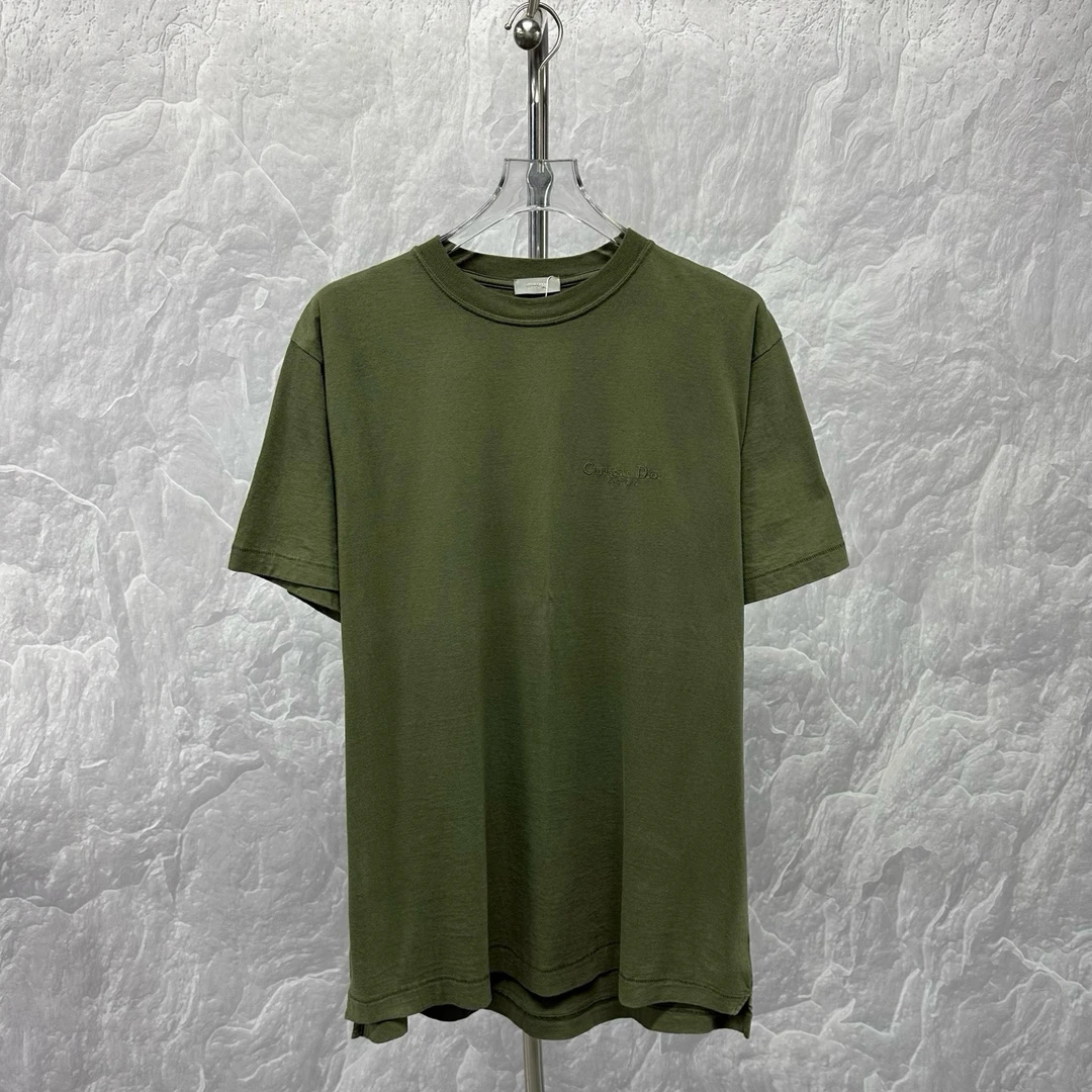 未使用 DIOR/迪奥 logo字母刺绣短袖 L码 D19078