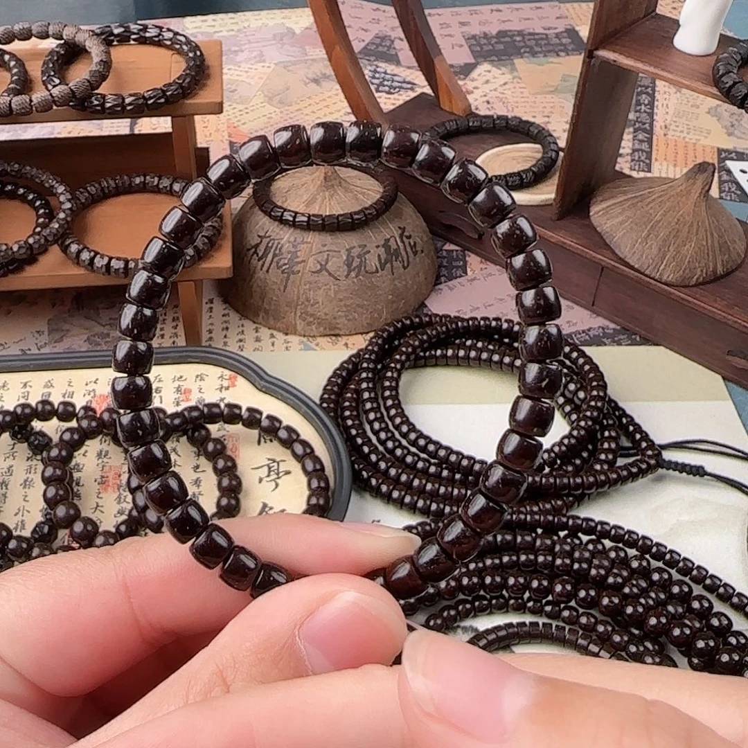 椰蒂吊坠博*6*5直切手串