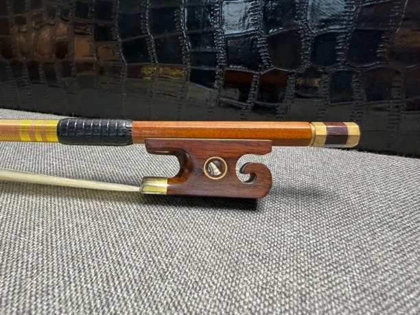 巴西绿檀木小提琴弓，复古花式小提琴弓尾库