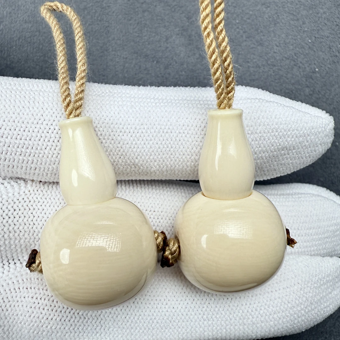 天然猛犸象牙藏式分体三通佛头配饰【5A全品】