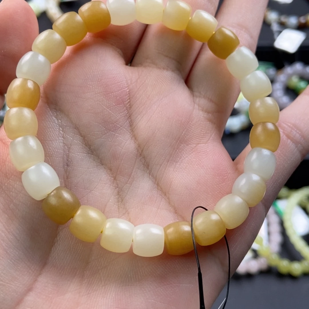 和田玉未镶嵌手链