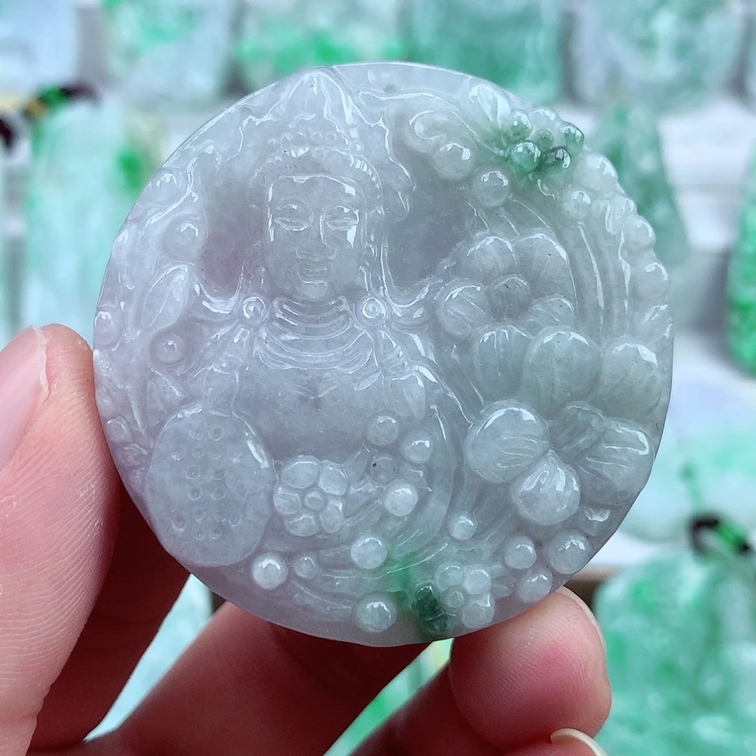 翡翠未镶嵌颈饰翡翠吊坠