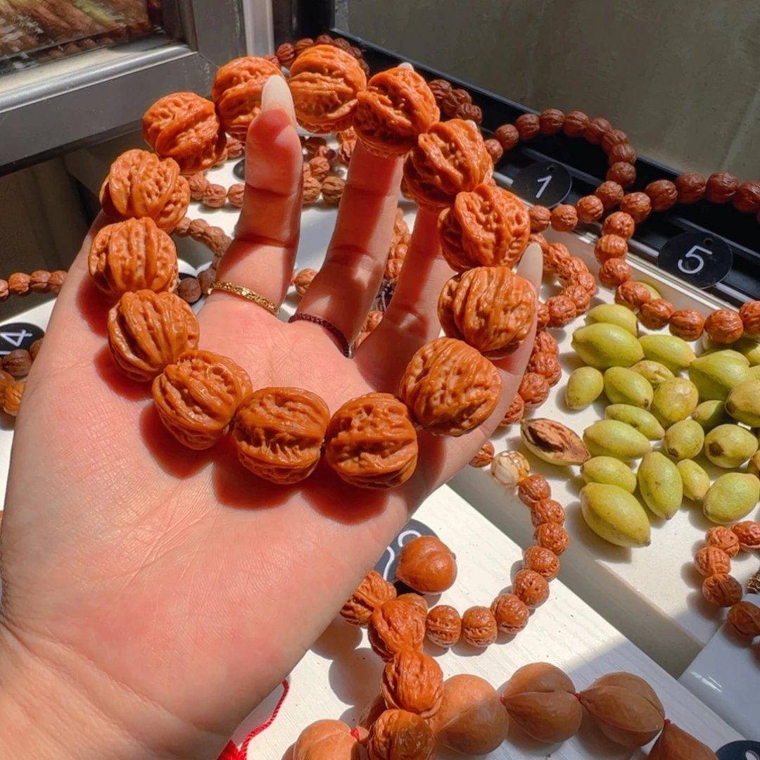 蓝***。文玩核桃手串门头沟京八