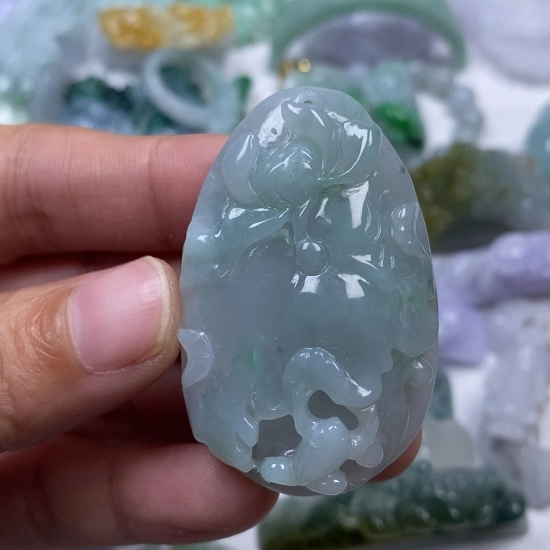 颈饰未镶嵌翡翠翡翠