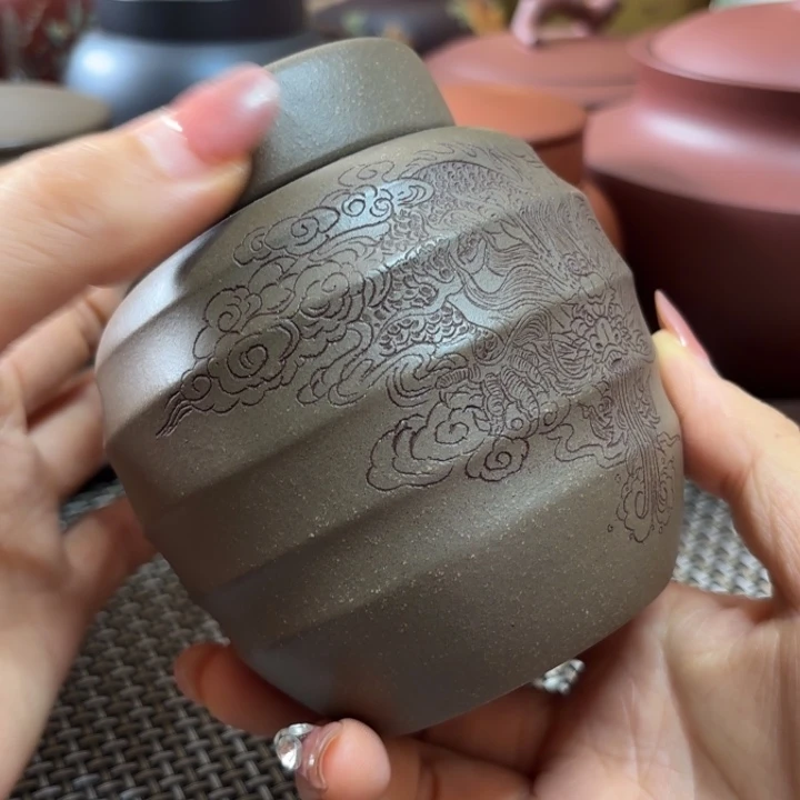 紫砂茶叶罐中高端紫砂茶叶罐