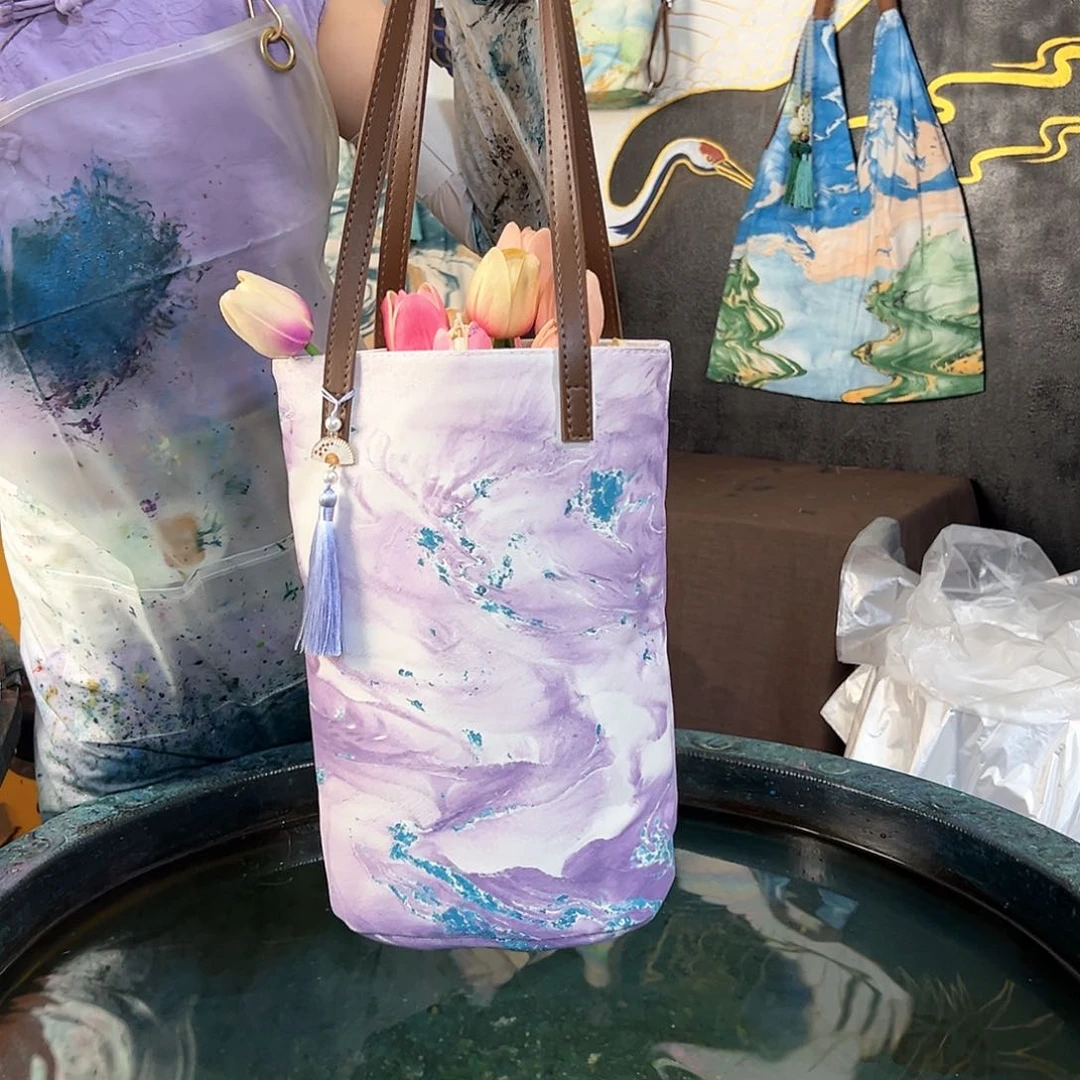 元*503水桶包包薰衣草样品