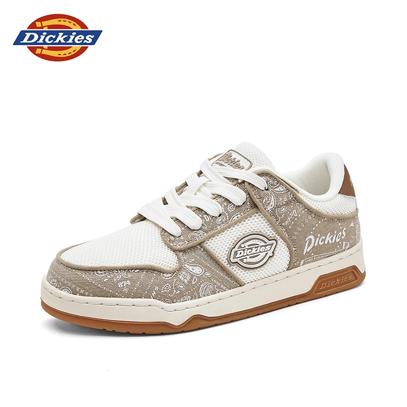 Dickies2025冬季新款板鞋腰果花时尚百搭鞋增高时尚休闲低帮男鞋