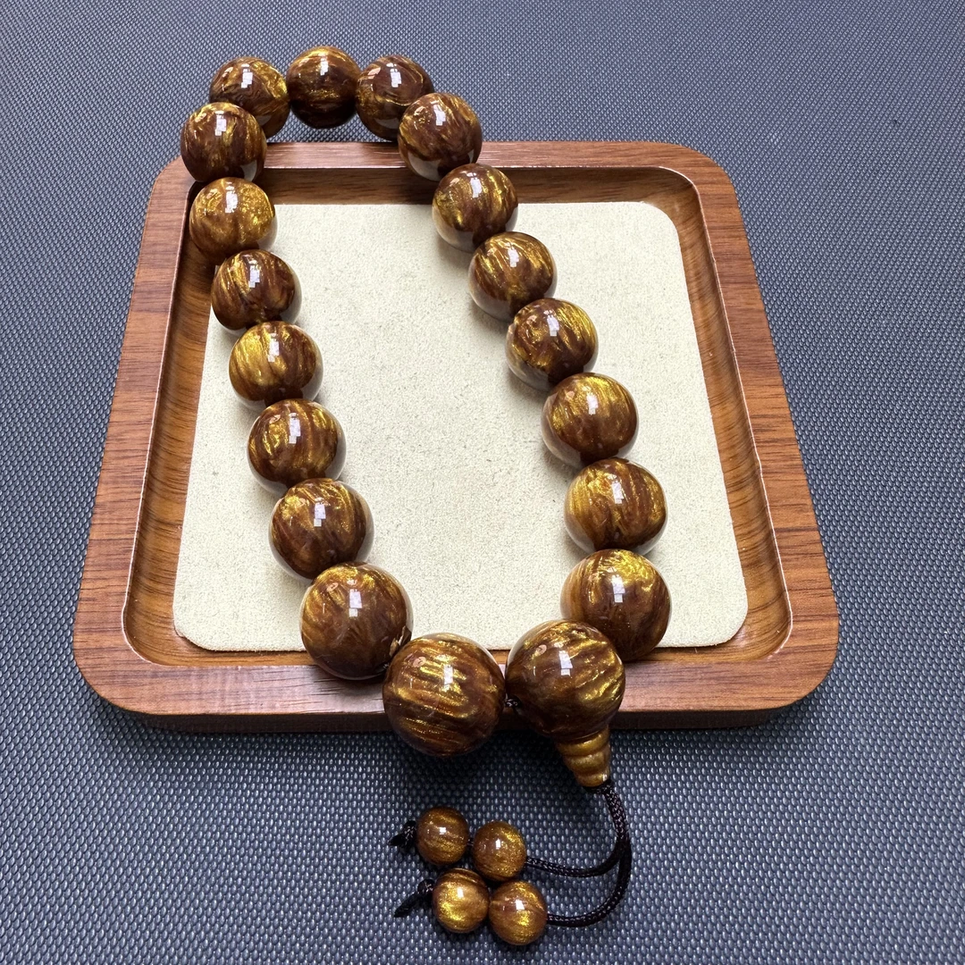 非金属珐琅手链 金色 2.0mi手持 B152