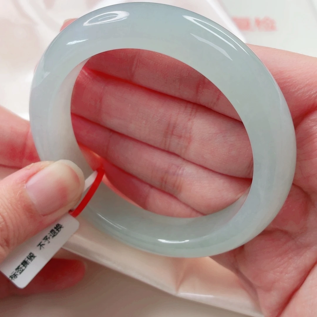 翡翠未镶嵌手镯55.2圈x572