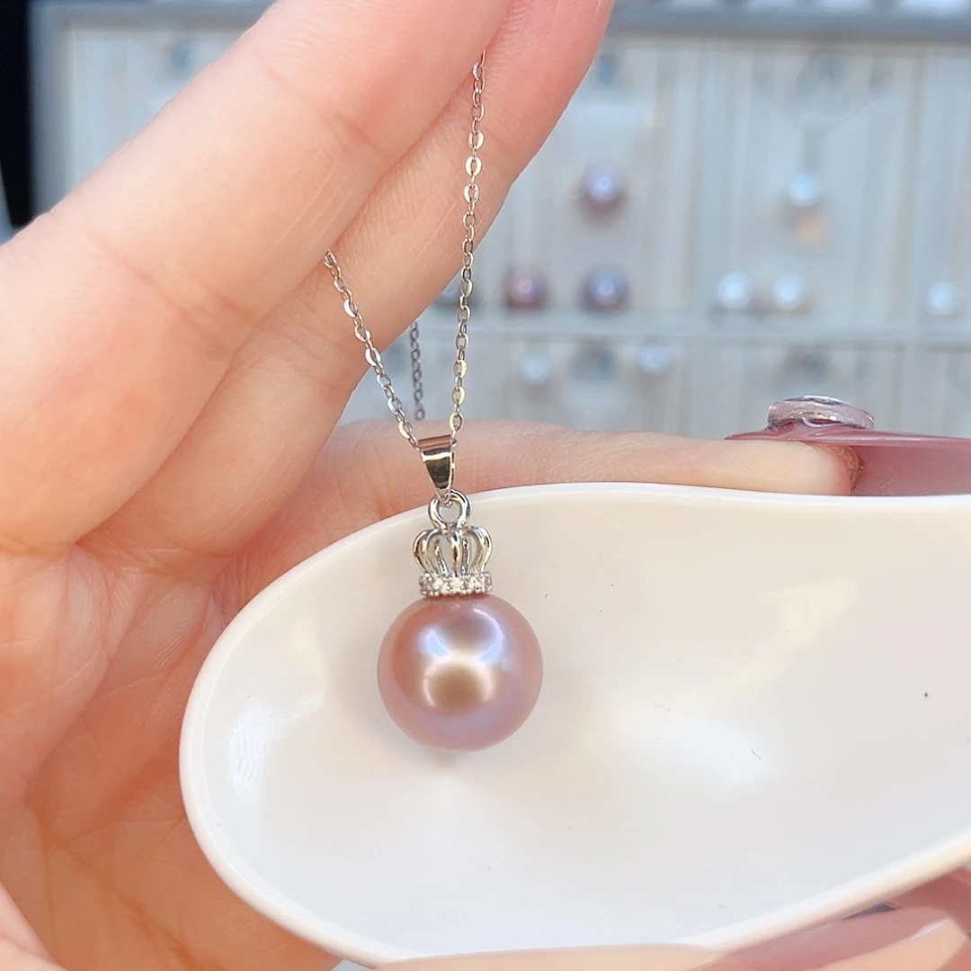 合金淡水珍珠吊坠(赠链)