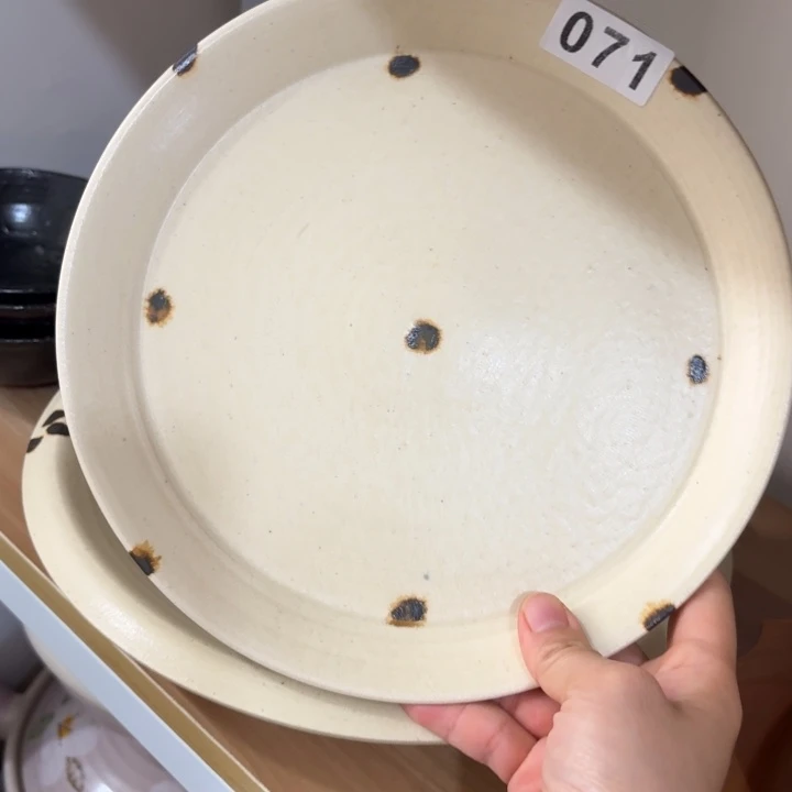陶阿沐手作锈花平盘