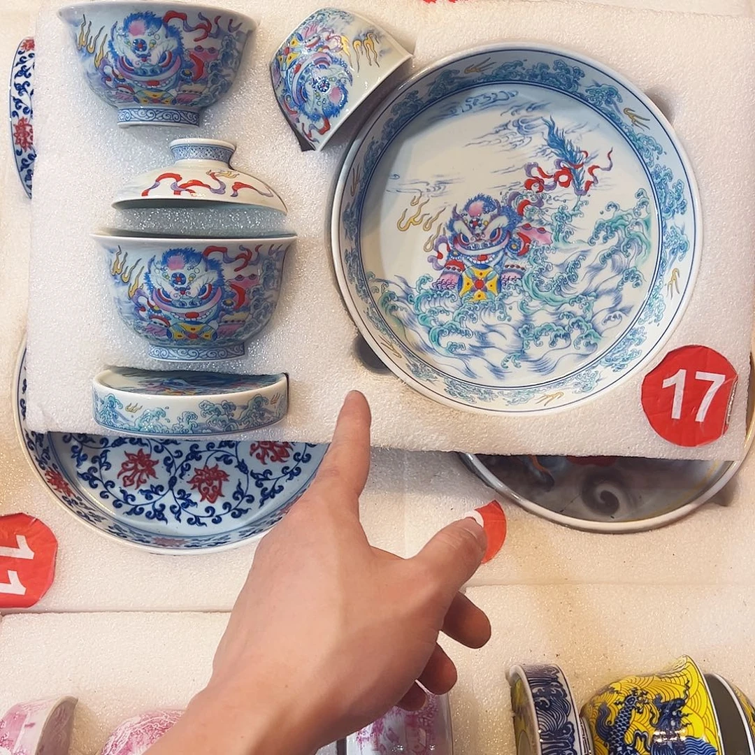 澍***林唐狮绣球五件套722773