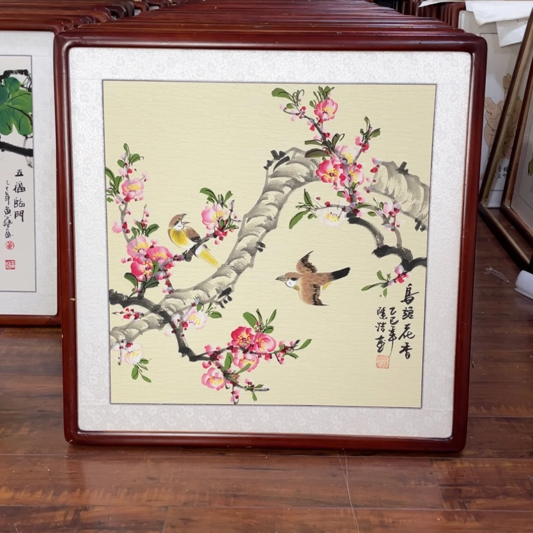 国画带框尺寸63*63厘米