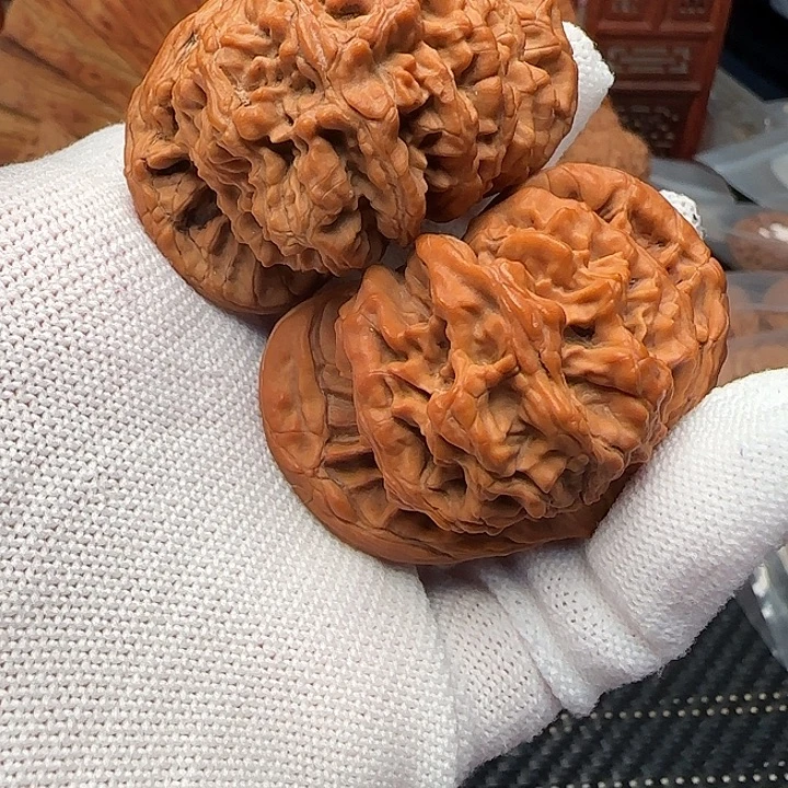 吊坠文玩核桃全品狮虎兽50稀缺