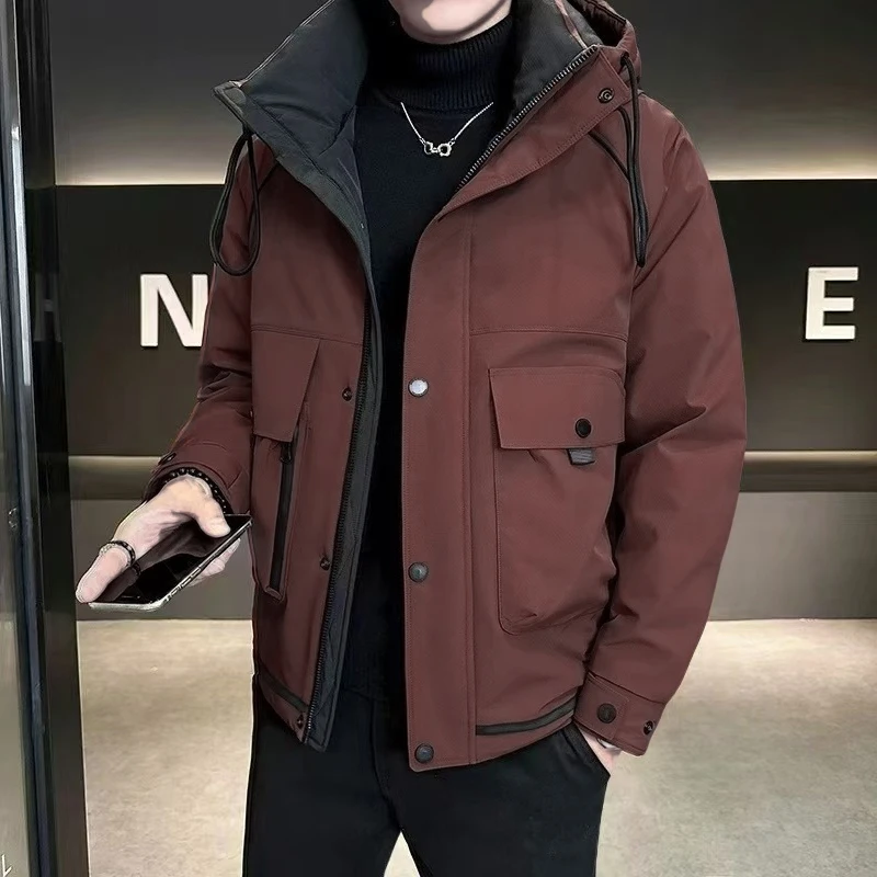 【极地极寒系列】 冬季背带户外时尚连帽情侣款加厚保暖外套W710