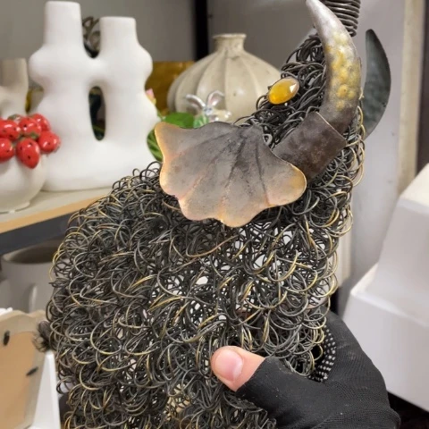 摆件摆件百合波斯菊摆件