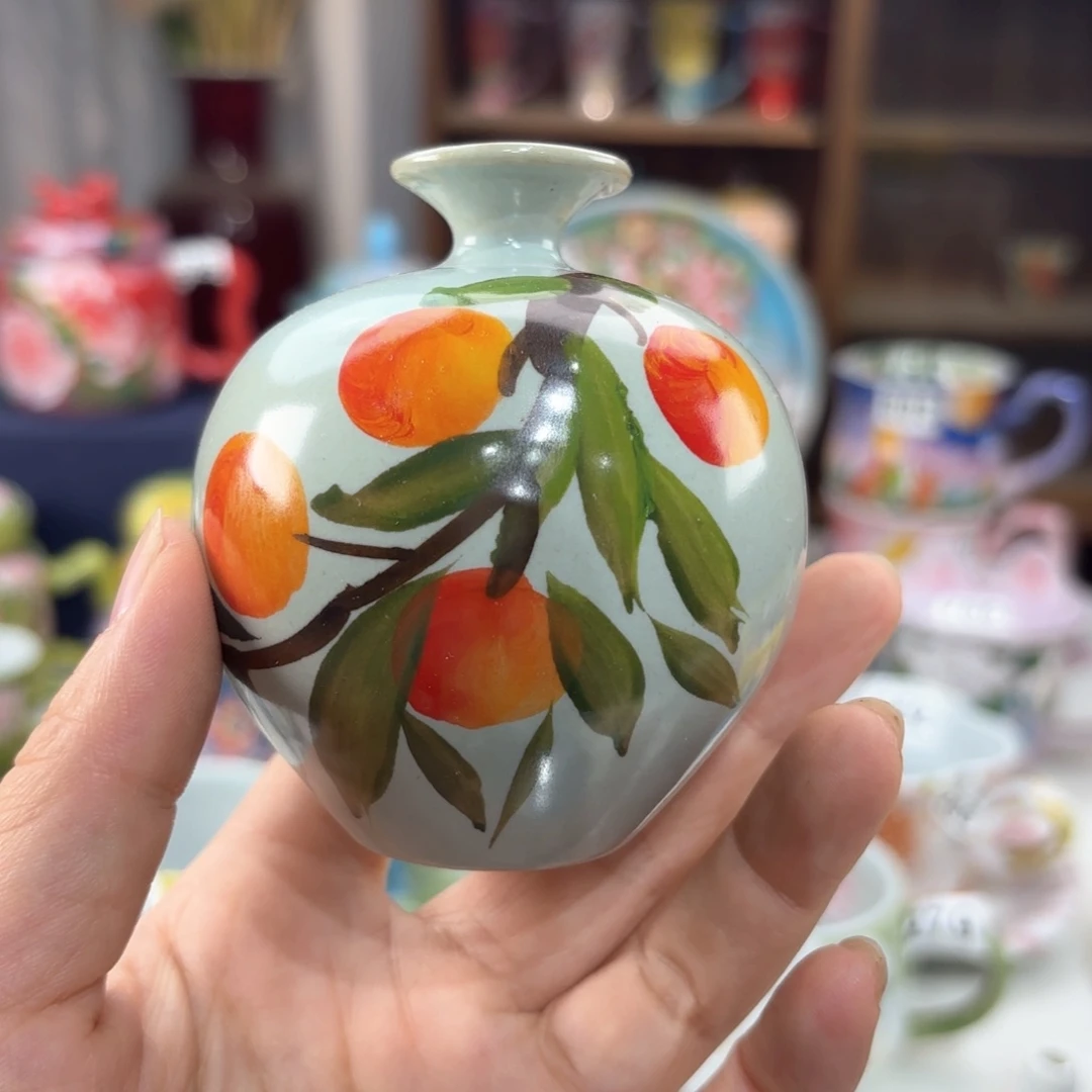 景德镇手绘高温釉下彩陶瓷茶具