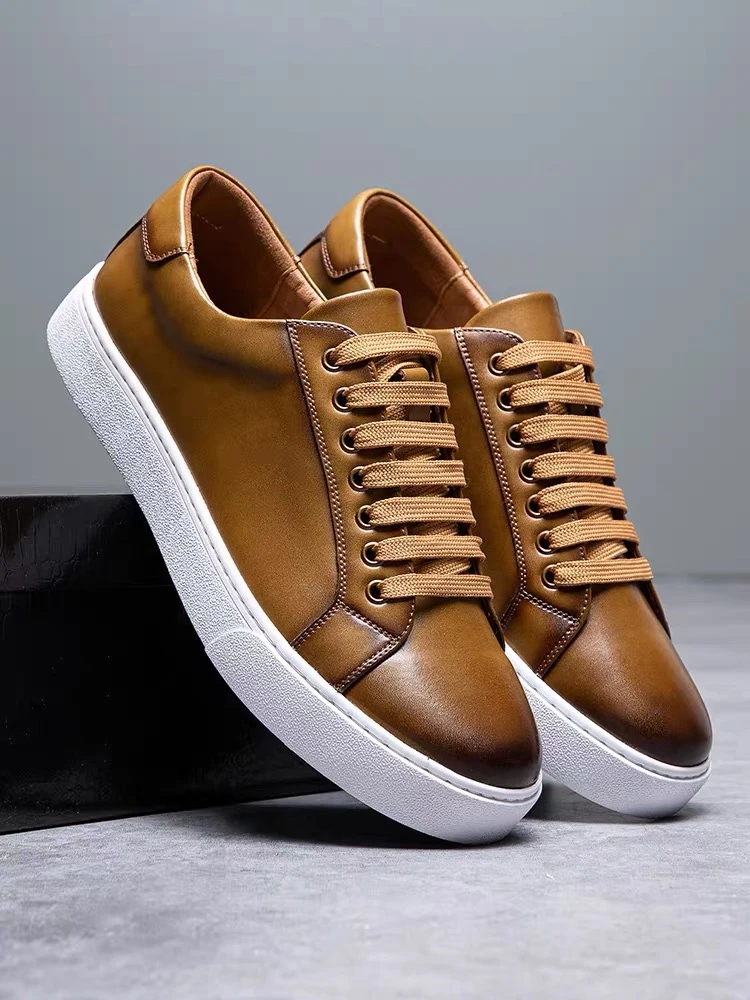 X+T奢潮 ----------休闲板鞋小白鞋潮鞋--------圆头系带