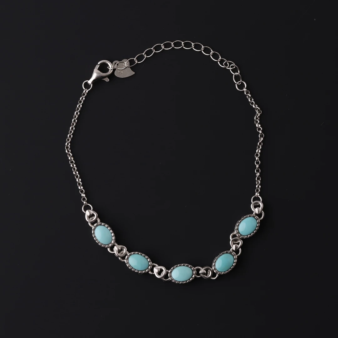 S8301  松石镶嵌手链时尚文玩饰品