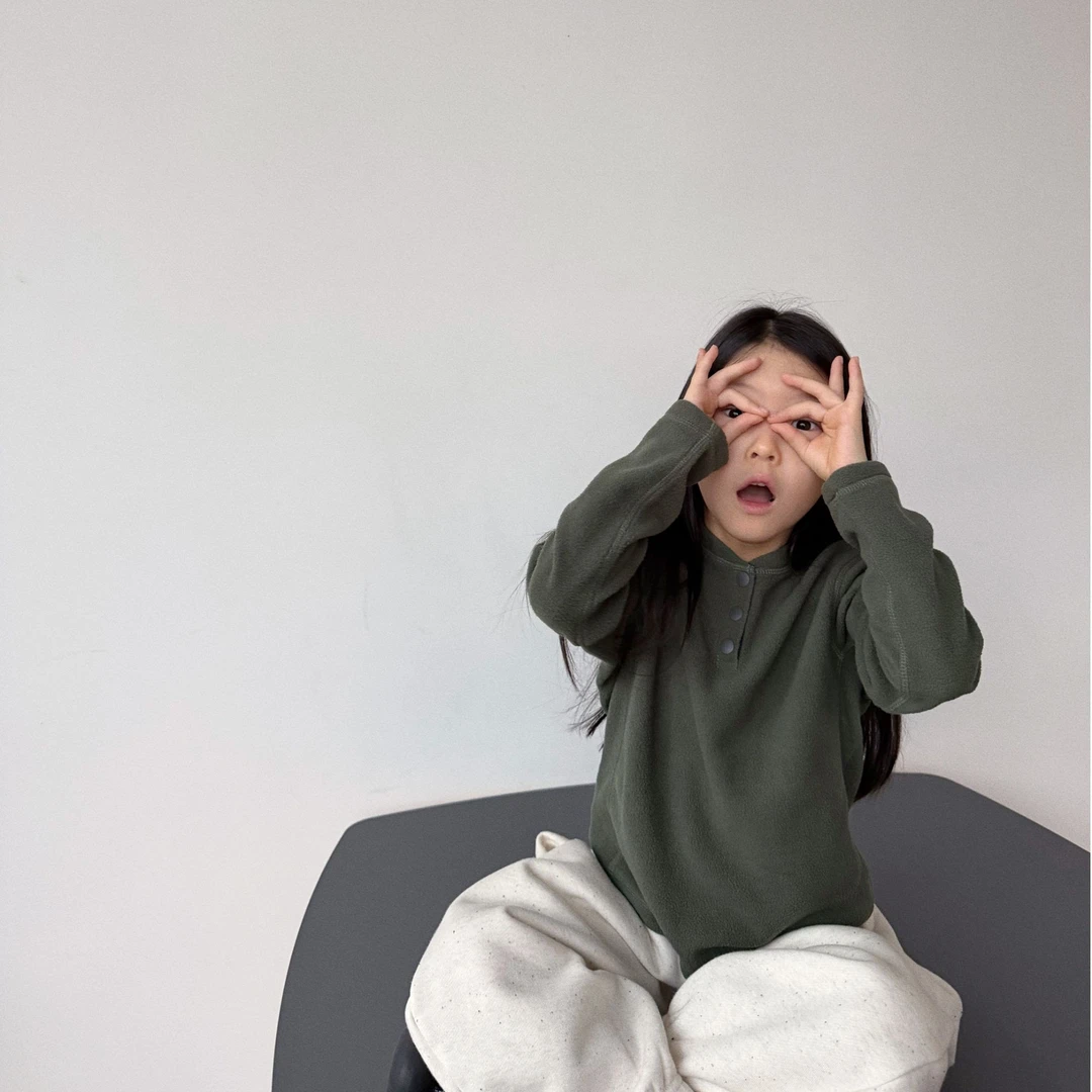 miniwhy亲子童装 | 超轻保暖抗静电摇粒绒卫衣抓绒上衣T恤 25冬