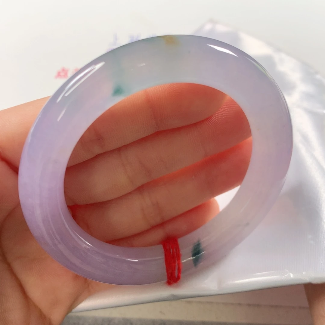 未镶嵌手镯翡翠满圈起光毕业镯283⭐⭐⭐⭐⭐强推