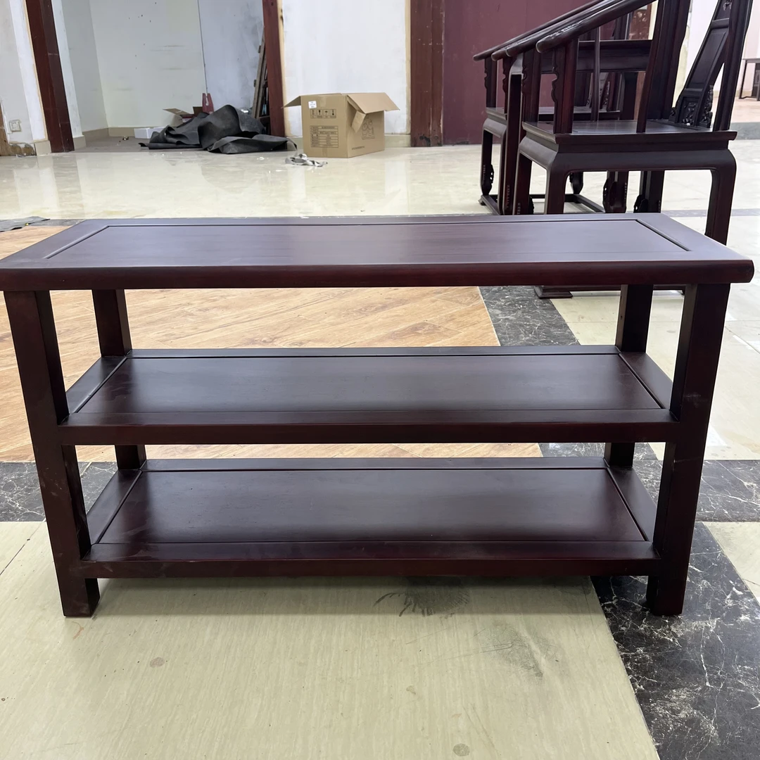 酸枝实木家具客厅换鞋凳架