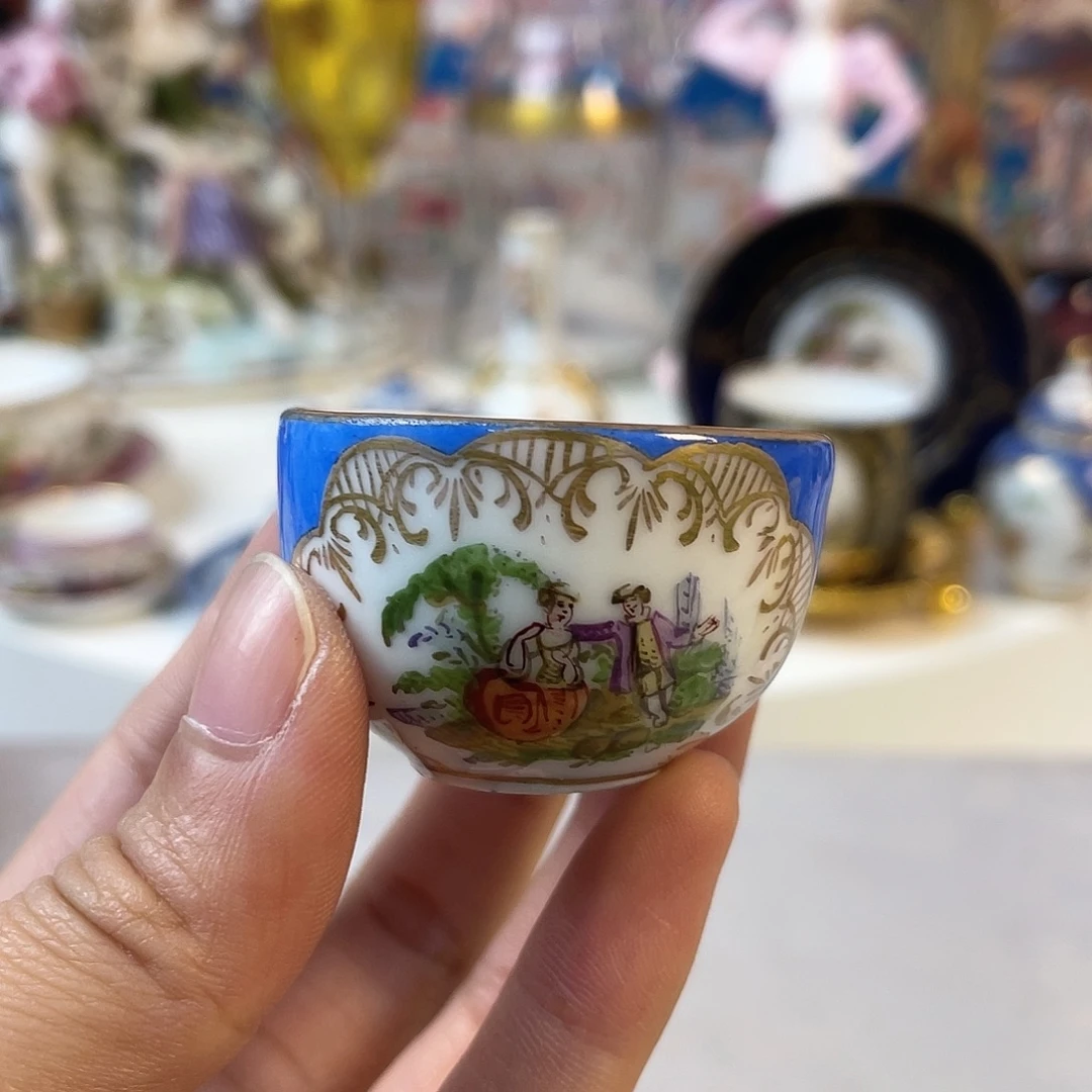 瓷器欧瓷咖啡杯水晶杯