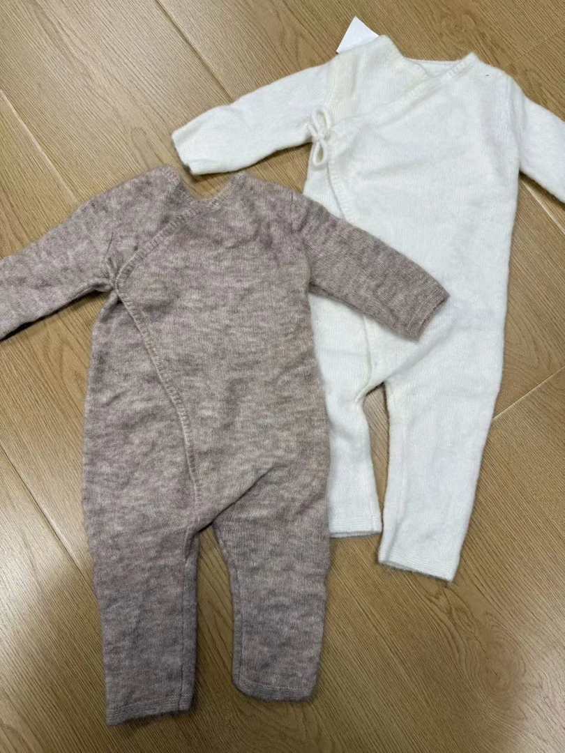 挪威单小宝宝双色爬爬服