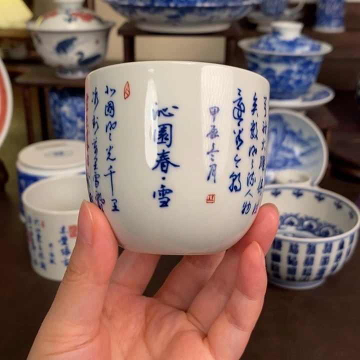 景德镇陶瓷手工手绘