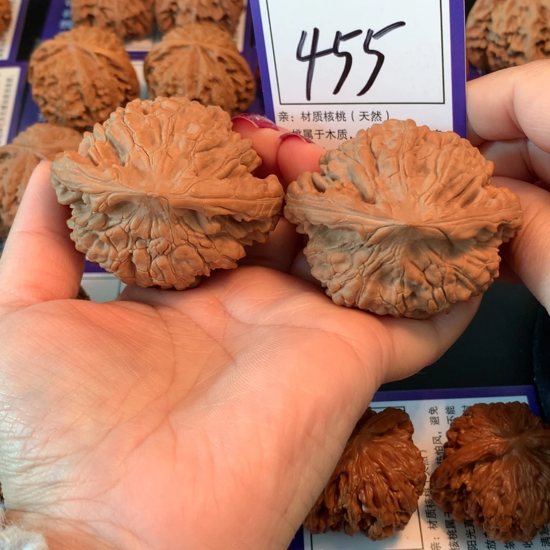 文玩核桃把件455官帽5.7