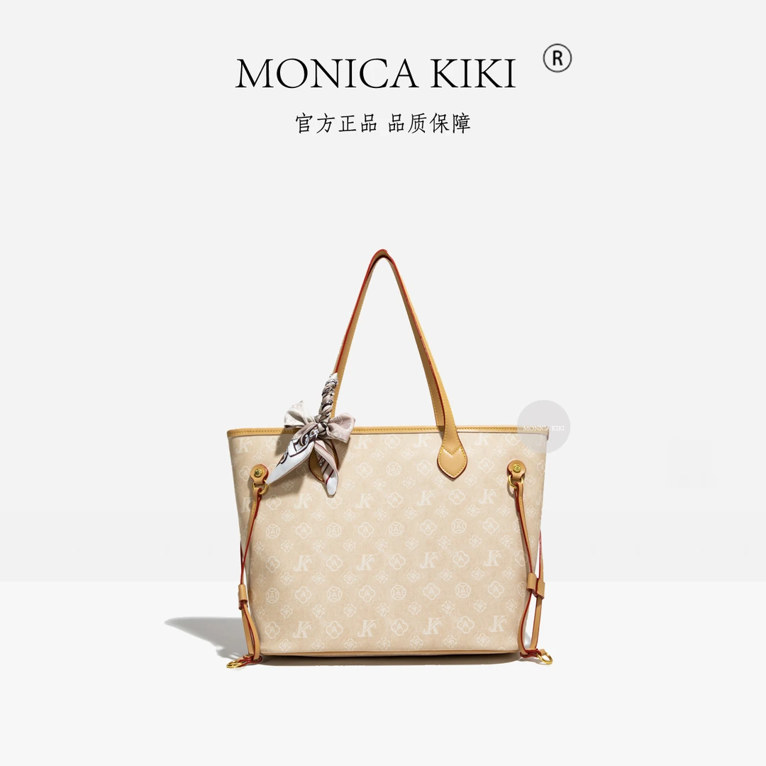 沙丘MONIKAQIQI2026新款春夏大容量购物袋托特包手提包单肩包