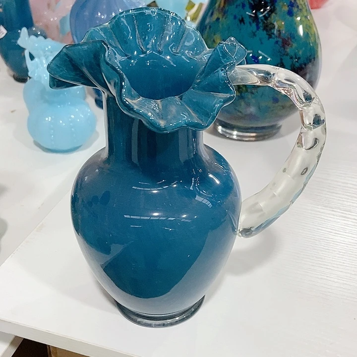 琉璃花瓶高度24厘米6厘米