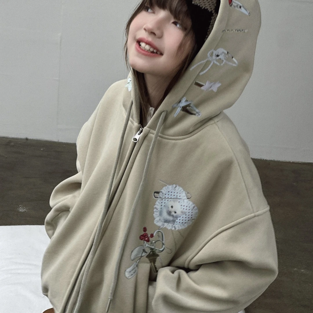 3122儿童加绒卫衣外套