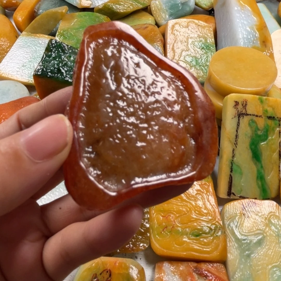 【闪购商品】未镶嵌定制翡翠快**光翡翠