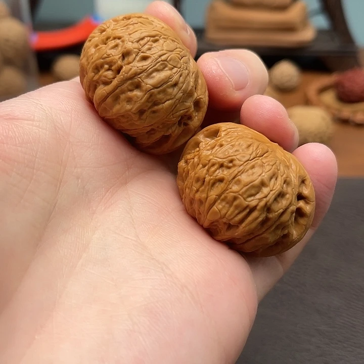 文玩核桃吊坠铁锤40微修