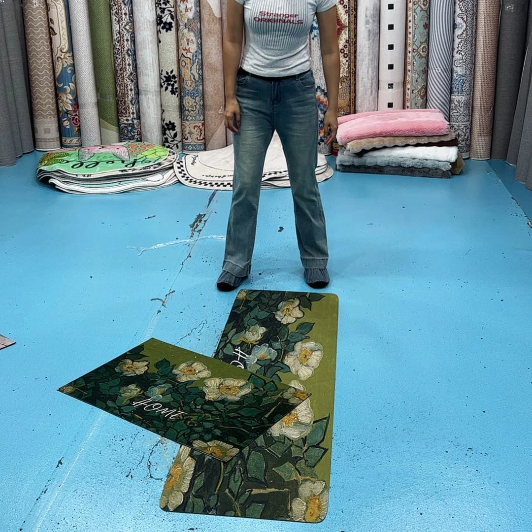 混纺50×80+50×160尺寸误差±1-3cm硅藻泥特价