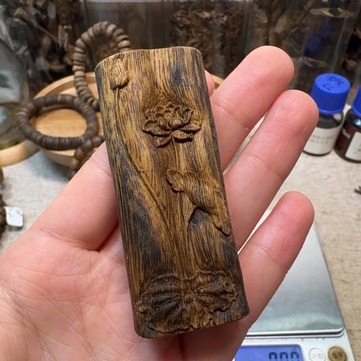 沉香碎屑沉香刘****涛海南白棋树心油老料13克