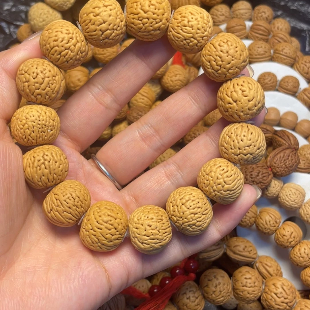 勿***好桃木桃核手串19+白月光