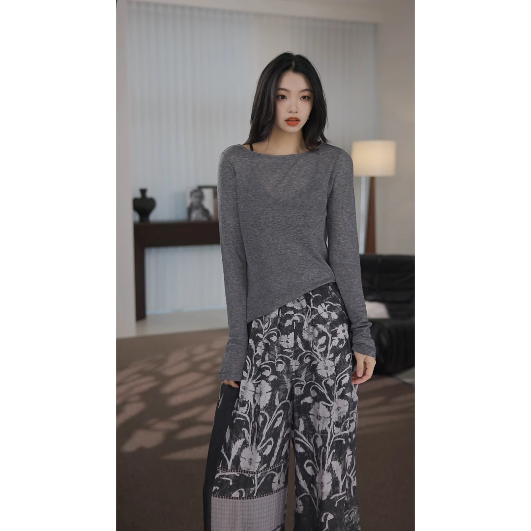 卢尚一字领长袖防晒衣448649