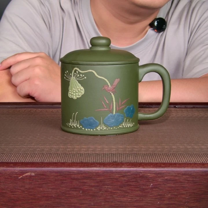 茶杯紫砂高货放漏