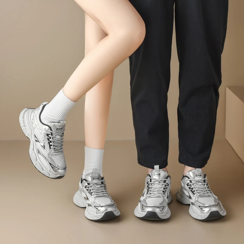 ZHR则则男女同款老爹鞋百搭网红潮鞋厚底情侣休闲鞋IF02【新东方】
