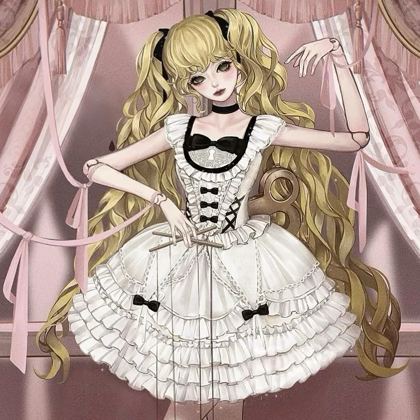 公主吊带连衣裙甜美女装辣妹少女学生萝莉裙【直播间对应编码下单】