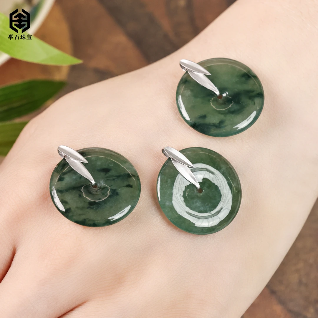 【举石臻品】TH0912-512-057翡翠吊坠18K(一件/多样性发）L