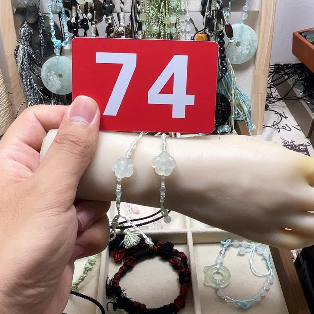 蛇纹石玉合金颈饰